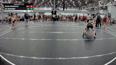 100 lbs Semis (4 Team) - Jaxon Zapatocky, Mat Assassins Grey vs Jax Mahoney, CTWHALE