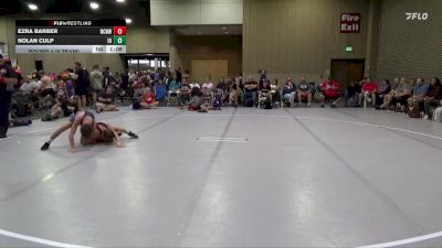 108 lbs Round 4 (6 Team) - Ezra Barber, NC National Team White vs Nolan Culp, Indiana Outlaws