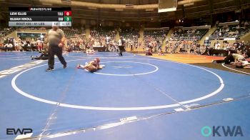 61 lbs Round Of 16 - Levi Ellis, Tulsa North Mabee Stampede vs Elijah Kroll, Raw Wrestling Club