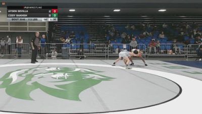 113 lbs Round Of 128 - Ayden Sevilla, AZ vs Cody Bakhsh, DE