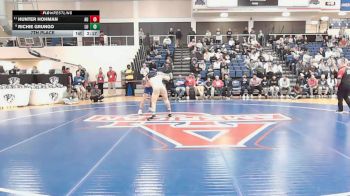 174 lbs 7th Place - Hunter Hohman, American vs Richie Grungo, Lehigh