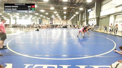 145 lbs Rr Rnd 2 - Mariah Witmer, Orchard South Girls vs Tatiana Denig, 757 Sirens