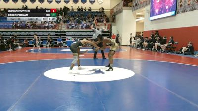 132 lbs Round 1 (16 Team) - LeTuan Howard, Bainbridge vs Caden Putnam, Calhoun