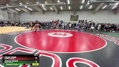 132 lbs Champ. Round 2 - Roman Ochoa, North Platte vs Colby Piper, Pueblo Central