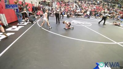 70 lbs Quarterfinal - Christopher Murphy, Gentry Youth Wrestling vs TRISTAN Pero, Spartan Wrestling Fort Smith