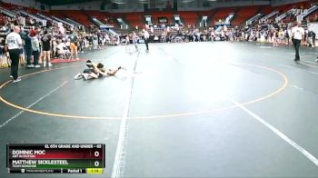 65 lbs Semifinal - Dominic Moc, Art In Motion vs Matthew Sicklesteel, Team Donahoe