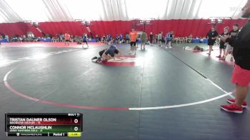 150 lbs Round 4 (6 Team) - Tristan Dauner Olson, Rochester Century vs Connor McLaughlin, LeRoy Panthers Gold