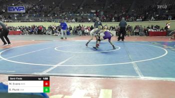 80 lbs Semifinal - Miles Evans, Bristow vs Braxton Plunk, Coweta