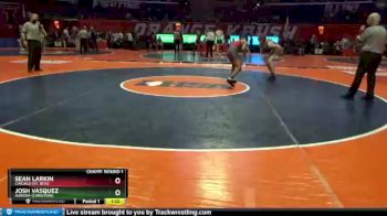 2 lbs Champ. Round 1 - Josh Vasquez, Aurora (Christian) vs Sean Larkin, Chicago (St. Rita)