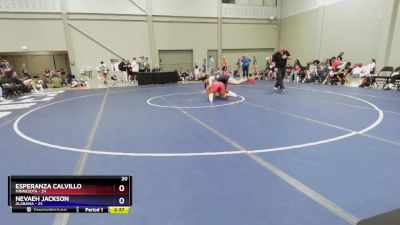 155 lbs Round 4 (6 Team) - Esperanza Calvillo, Minnesota vs Nevaeh Jackson, Alabama
