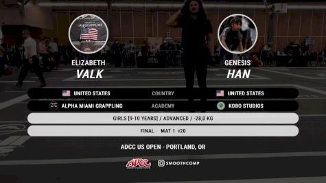 Elizabeth Valk vs Genesis Han 2026 ADCC Portland Open
