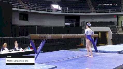 Maddie Vanderhere GTC-Indiana - Beam - 2022 Elevate the Stage Huntsville presented by SportsMED & Crestwood