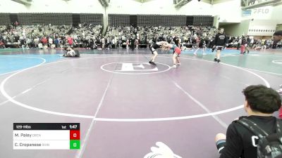 128-H lbs Round Of 32 - M. Bryce Paley, Orchard South WC vs Christopher Cropanese, Rhino Wrestling
