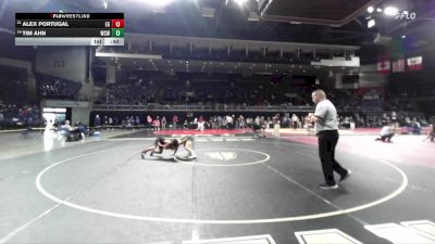 106 lbs Cons. Round 5 - Alex Portugal, Elk Grove vs Tim Ahn, Will C Wood