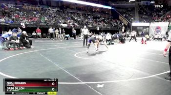 150 Class 4 lbs 3rd Place Match - Noah Rogers, Willard vs Greg Dillon, Blue Springs