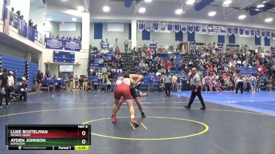 190 lbs Cons. Round 6 - Luke Bostelman, PATRICK HENRY vs Ayden Johnson, NAPOLEON