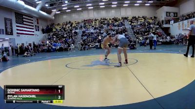 157 lbs Cons. Round 2 - Dominic Samartano, REVERE vs Dylan Hasenohrl, OLMSTED FALLS