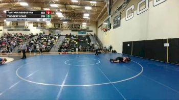 215 lbs Round 2 - Arthur Nersesyan, Prosper Rock Hill vs Robert Lewis, Springtown