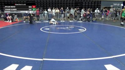 110 lbs Semifinal - Rylan Reitz, Nesquehoning vs Chase Ulmer, East Greenville