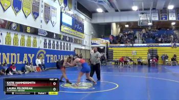 155 lbs Cons. Round 3 - Katie Hammersmith, MARYSVILLE vs Laura Felderean, OLENTANGY ORANGE