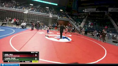 63 lbs Champ. Round 1 - Joel Hill, Riverton USA Wrestling vs Casen Page, Green River Grapplers