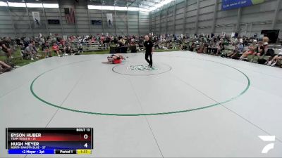 170 lbs Round 5 (6 Team) - Byson Huber, Team Texas B vs Hugh Meyer, North Dakota Blue