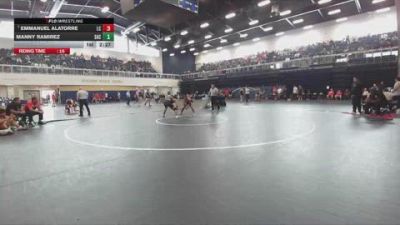 141 lbs Champ. Round 3 - Emmanuel Alatorre, Lassen College vs Manny Ramirez, Santa Ana College