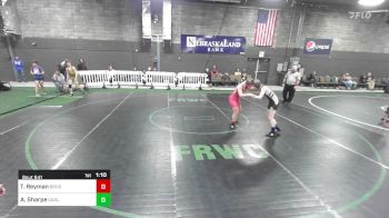 116 lbs Rr Rnd 3 - Tanlee Reyman, Brush Wrestling Club vs Aspen Sharpe, Oakley Wrestling Club