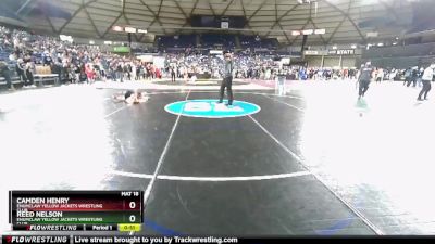 74 lbs Cons. Round 3 - Reed Nelson, Enumclaw Yellow Jackets Wrestling Club vs Camden Henry, Enumclaw Yellow Jackets Wrestling Club