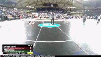 74 lbs Cons. Round 3 - Reed Nelson, Enumclaw Yellow Jackets Wrestling Club vs Camden Henry, Enumclaw Yellow Jackets Wrestling Club
