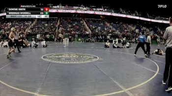 1A 132 lbs Cons. Semi - Brennan Worrell, Uwharrie Charter Academy vs Dontae Smith, Thomasville High School