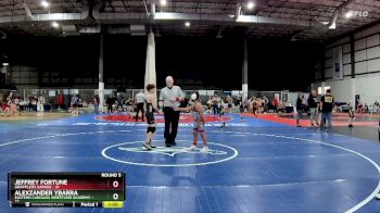 90 lbs Round 5 - Alexzander Ybarra, Eastern Carolina Wrestling Academy vs Jeffrey Fortune, Grapplers Garage