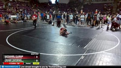 75 lbs Quarterfinal - Crosby Mathews, Black Fox Wrestling Academy vs Nathaniel Clubine, Betterman Elite Wrestling