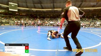 70 lbs Round Of 32 - Jaxon Kliefoth, Kansas Young Guns vs Elijah Goku Viruete, Inland Elite Wrestling Club