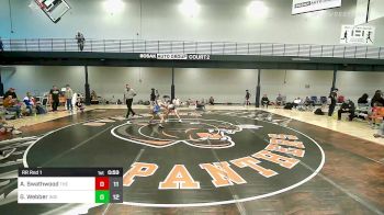 98 lbs Rr Rnd 1 - Abrum Swathwood, The Fort Hammers vs Griffin Webber, Indiana Outlaws Black