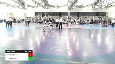67-M2 lbs Semifinal - Jackson Meberg, Red Nose Wrestling School vs Chase Donaruma, Delaware Valley