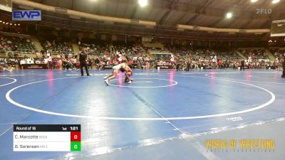 73 lbs Round Of 16 - Cael Marcotte, Socal Grappling Club vs Bennett Sorensen, MN Elite