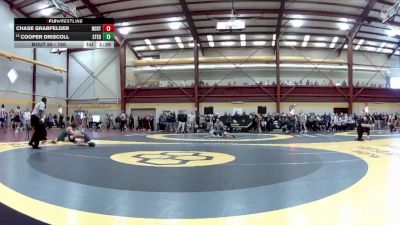 150 lbs Champ. Round 1 - Cooper Driscoll, St Edward vs Chase Grabfelder, Northampton