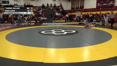 157 lbs Champ. Round 1 - James Jakub, Christian Brothers Academy vs Gabriel Ballard, Northampton