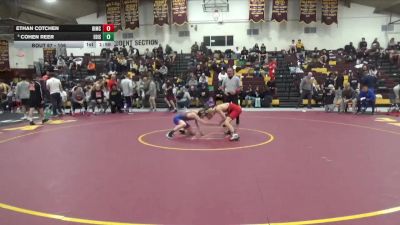 106 lbs Champ. Round 2 - Ethan Cotchen, Bishop McCort vs Cohen Reer, Edison
