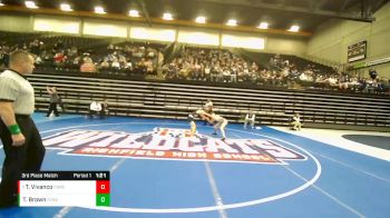 120 lbs 3rd Place Match - Tyler Vivanco, Corner Canyon vs Teague Brown, Syracuse