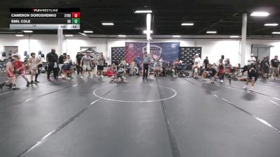 72 lbs Round 3 (6 Team) - Emil Cole, Bay Brawlers vs Cameron Doroshenko, Xtreme Team Black