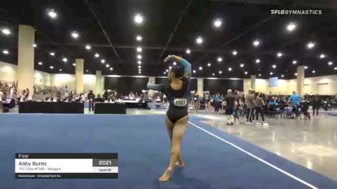 Abby Burns - Floor, TNT Elite #1148 - Rutgers - 2021 USA Gymnastics Development Program National Championships