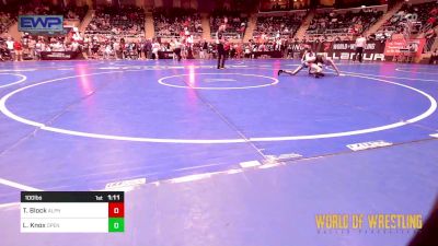 100 lbs Round Of 32 - Thomas Block, Alpha Elite vs Laydon Knox, Open Mats