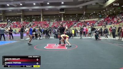 125 lbs Cons. Round 3 - Jaelyn Skelley, TX vs Marsha Partain, TX