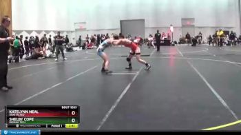 130 lbs Quarterfinal - Katelynn Neal, Unattached vs Shelby Cope, Indiana Tech