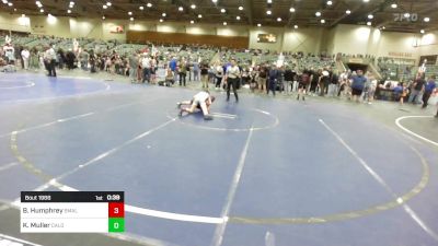 89 lbs Consi Of 4 - Bradly Humphrey, Small Town Grims vs Korbin Muller, Caldwell WC