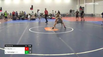 106 lbs Round Of 16 - Max Martin, Quest SOW Black vs Evan Tallmadge, Shore Thing Surf