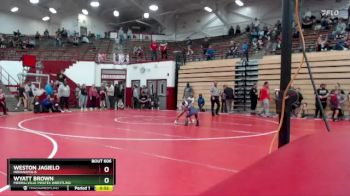 57-63 lbs Semifinal - Wyatt Brown, Merrillville Pirates Wrestling vs Weston Jagielo, Indianapolis