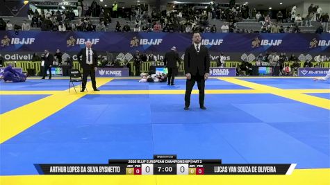 Lucas Yan Souza De Oliveira vs Arthur Lopes Da Silva Bysnetto 2026 European Jiu-Jitsu IBJJF Championship